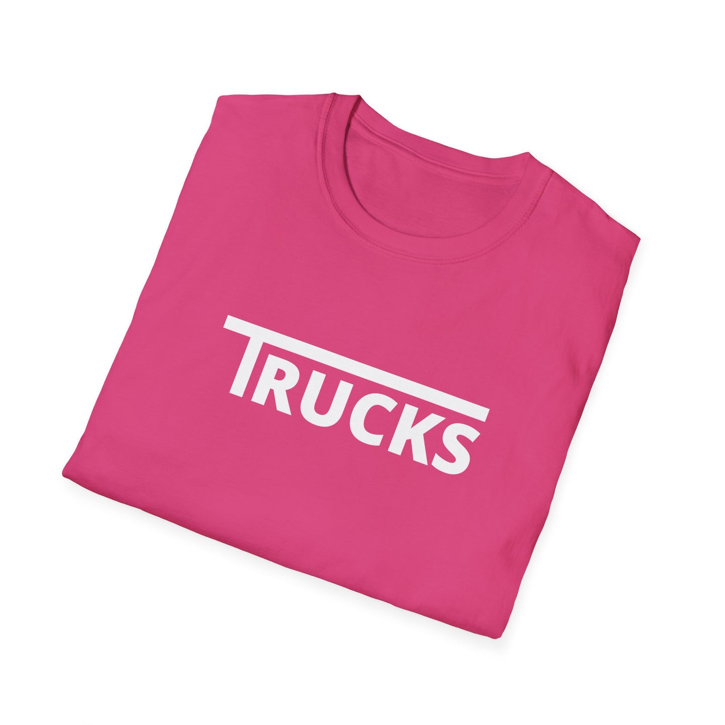 Trucks t shirt white print