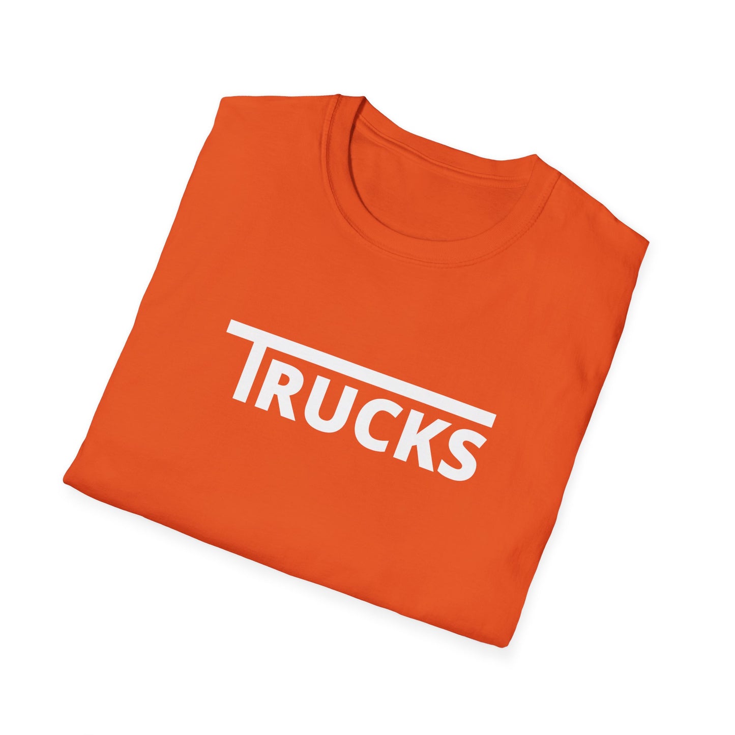 Trucks t shirt white print