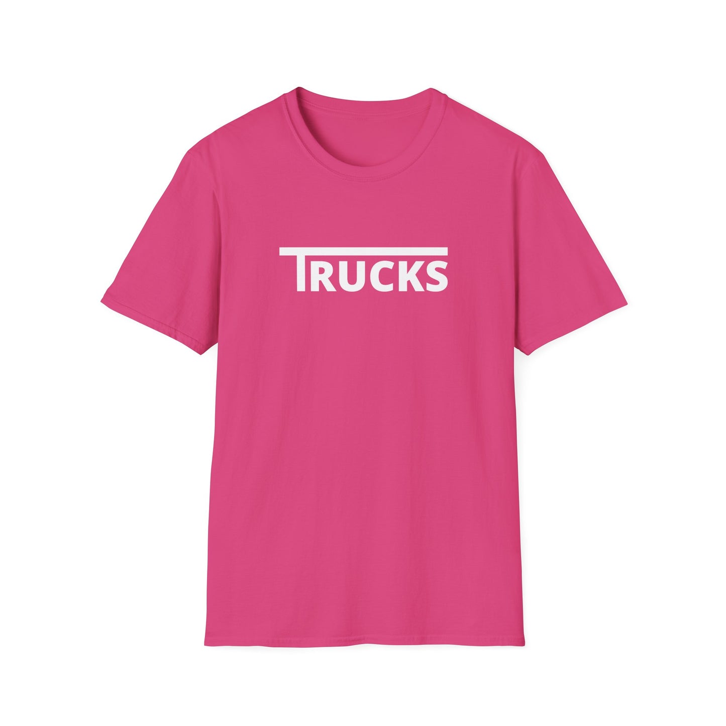 Trucks t shirt white print