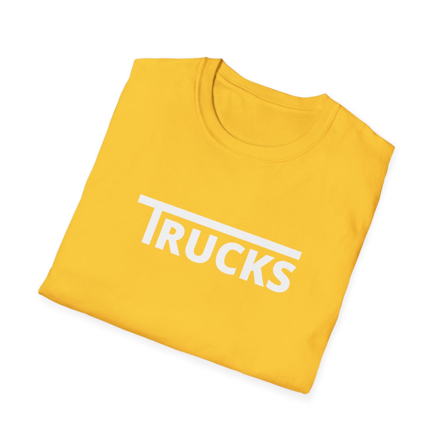 Trucks t shirt white print