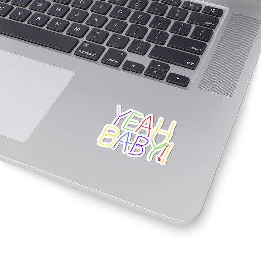 TMFS "Yeah Baby!!"  Sticker - Fun Laptop & Decor Decals