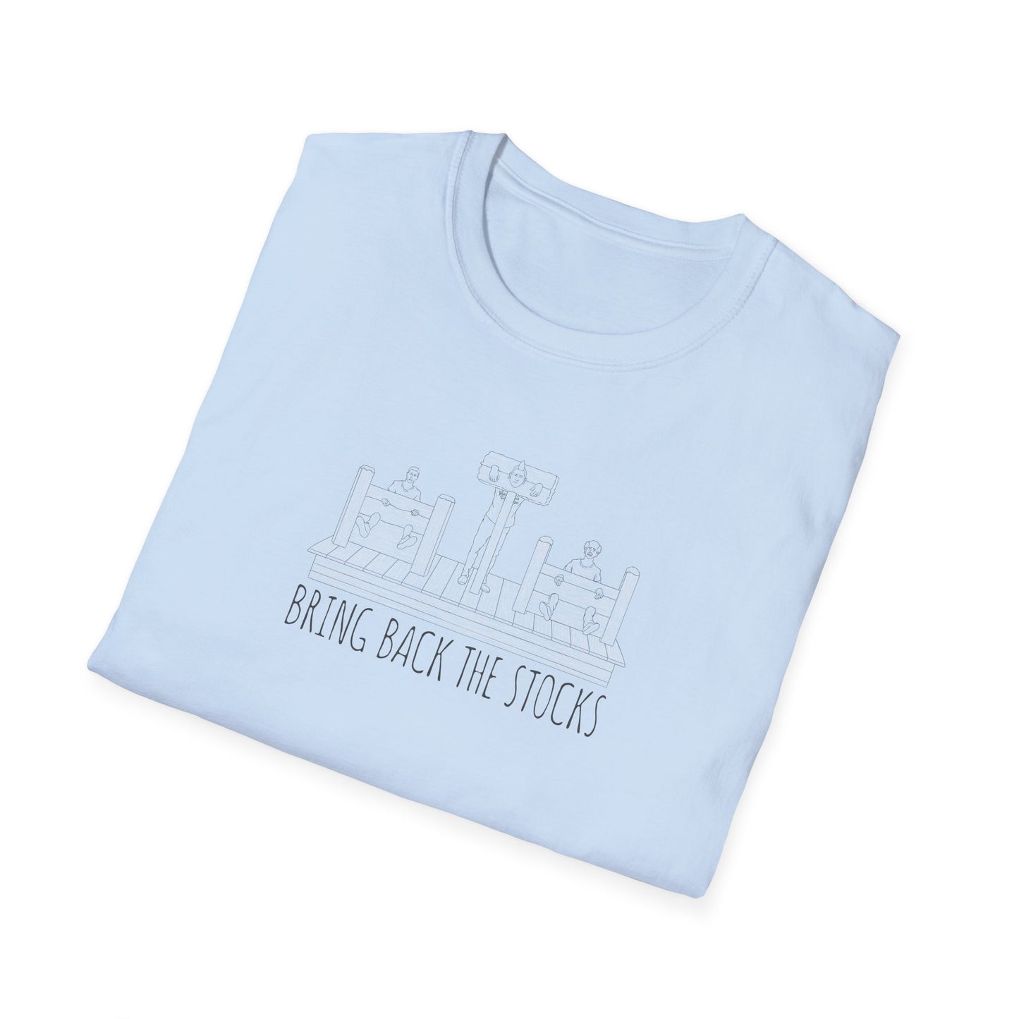 bring back the stocks t shirt