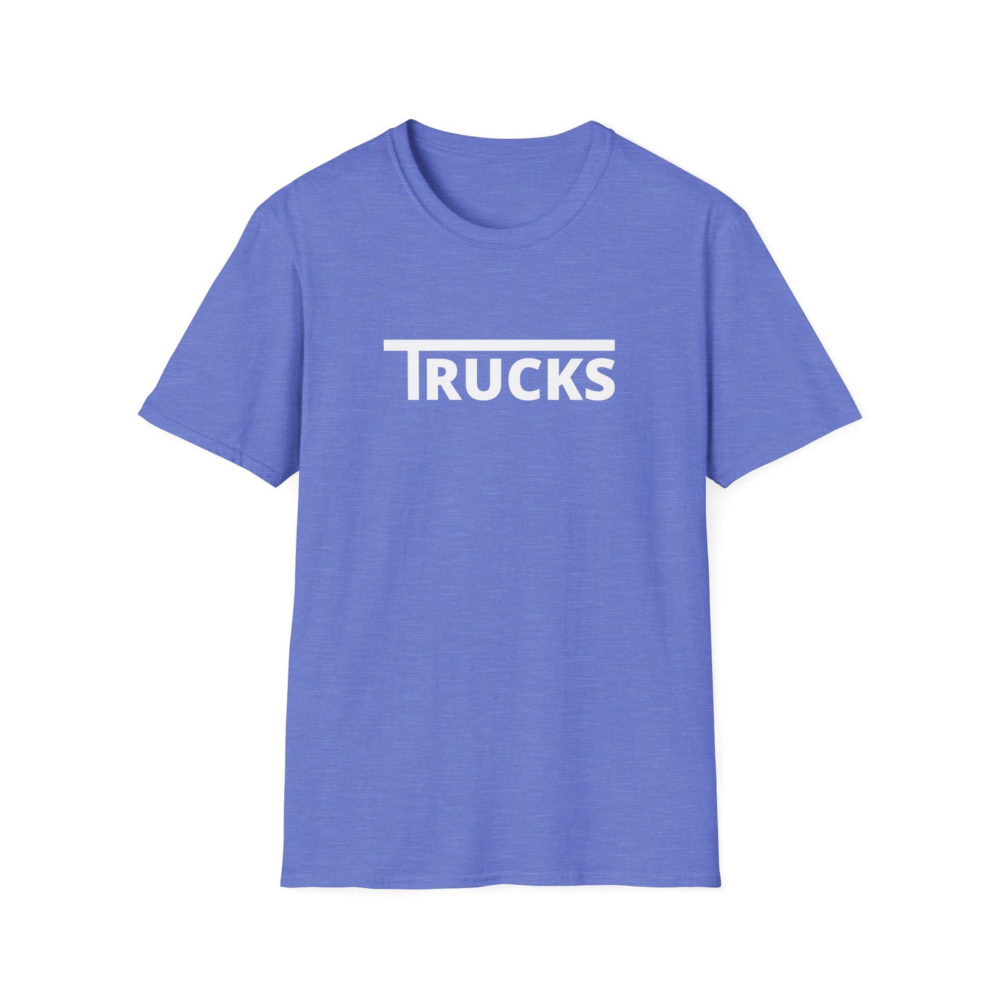 Trucks t shirt white print