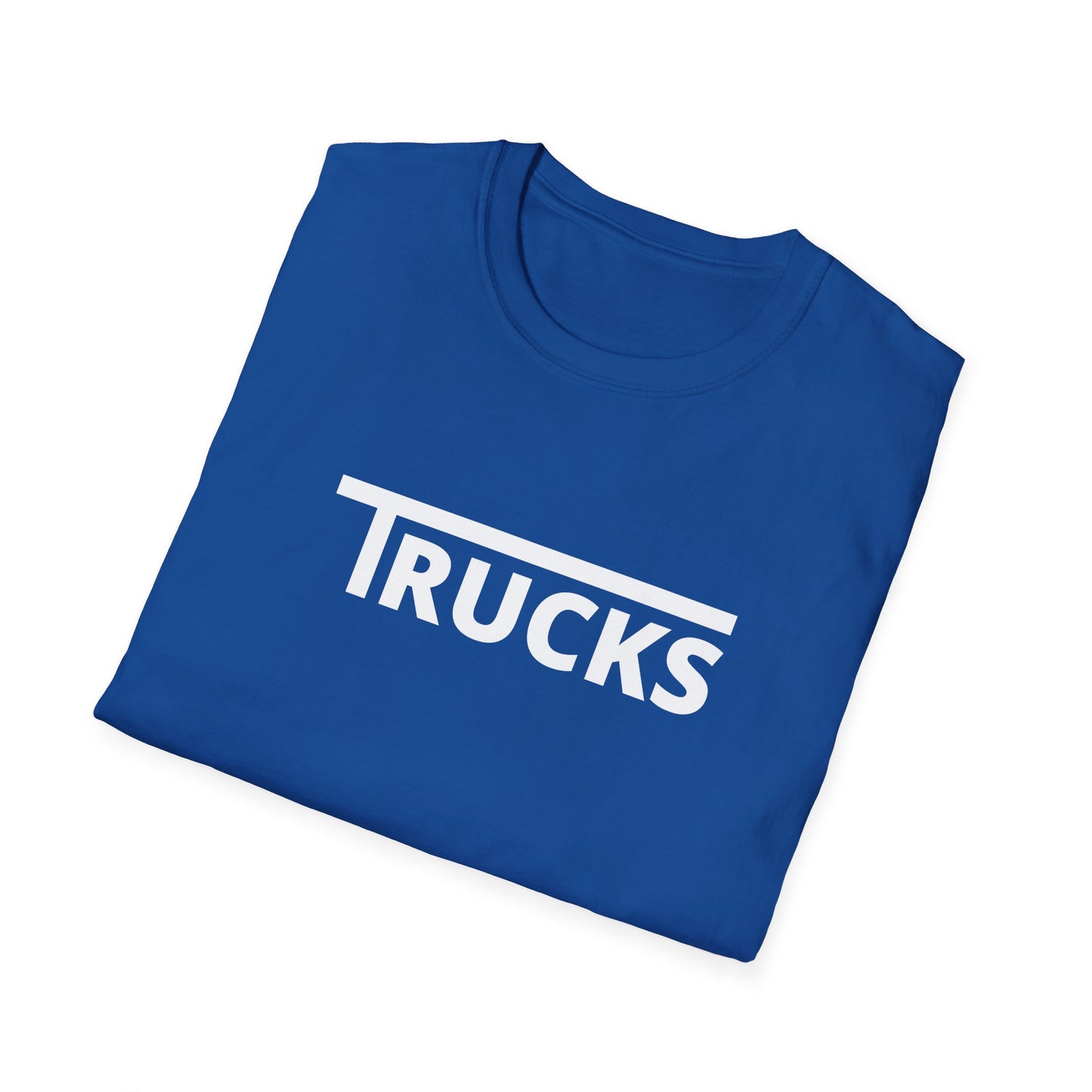 Trucks t shirt white print