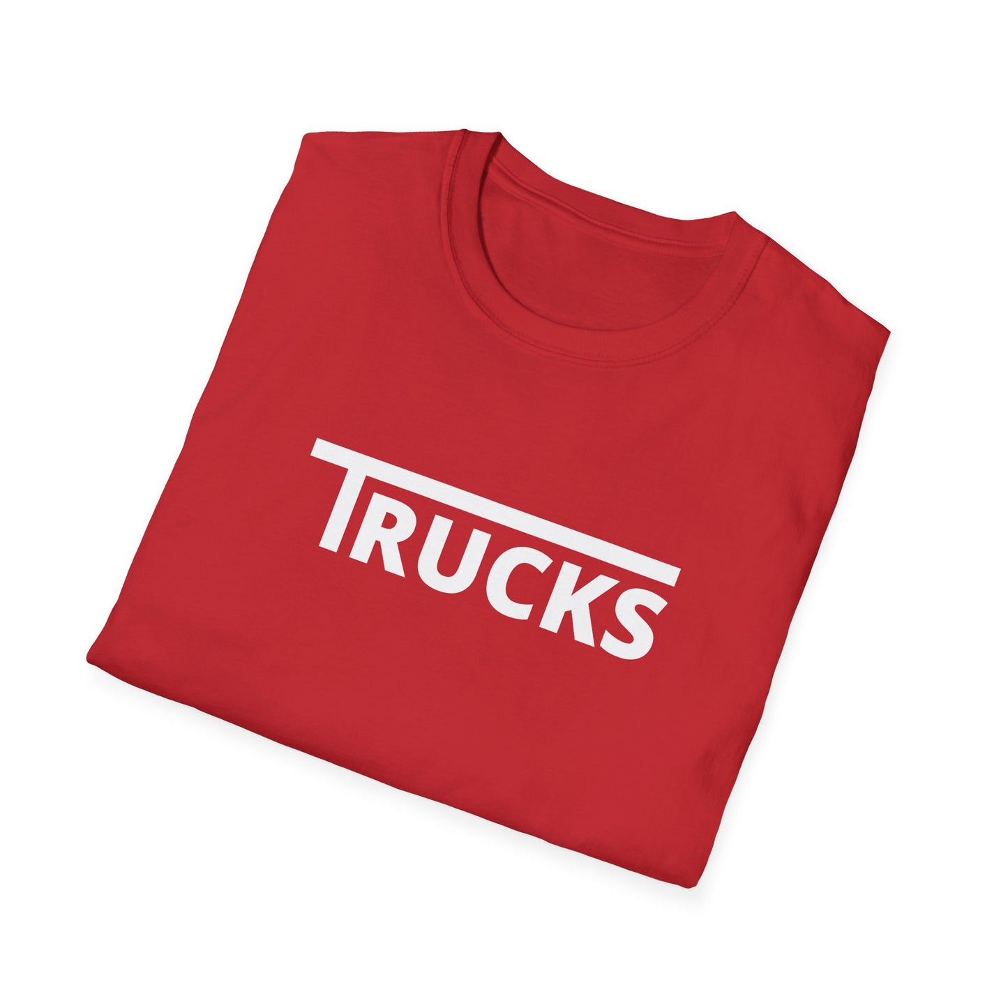 Trucks t shirt white print