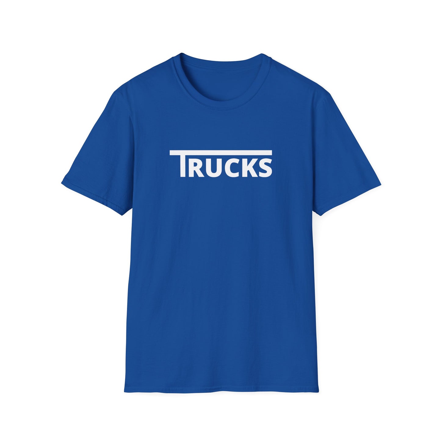 Trucks t shirt white print