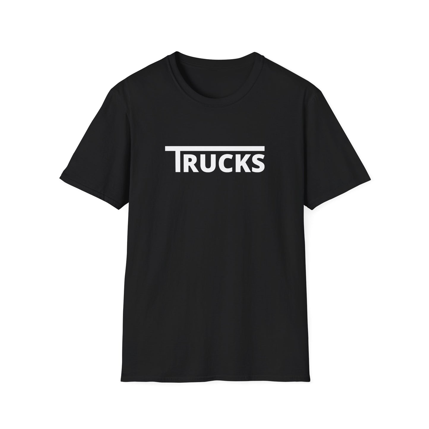 Trucks t shirt white print
