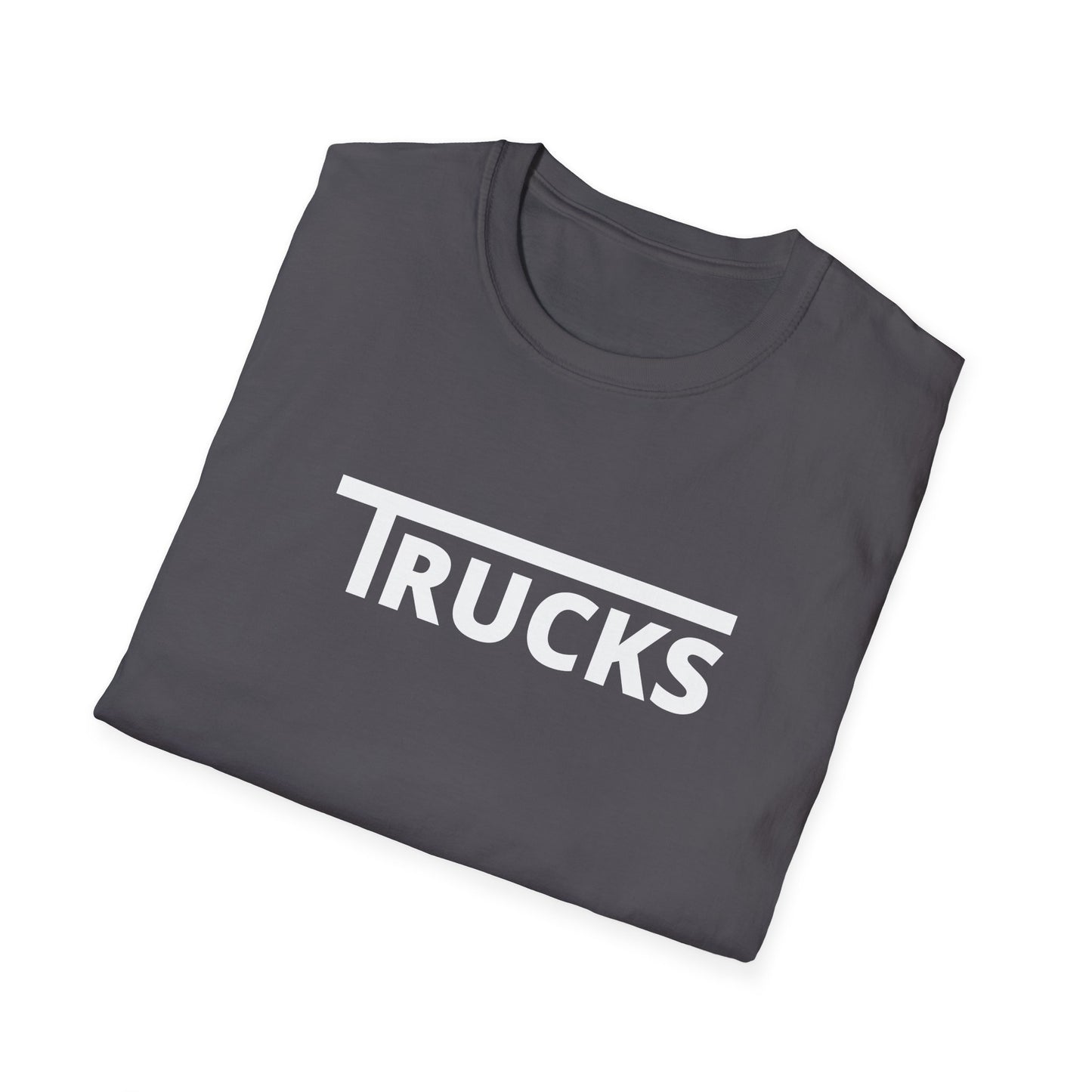 Trucks t shirt white print